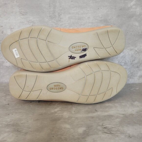 Earth Origins Womens 9 Medium Flex Flat Fable Peach Ballet Flats Shoe - Picture 5 of 9